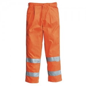 Orange pantalon haute visibilité