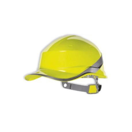 Casque de chantier jaune basebal